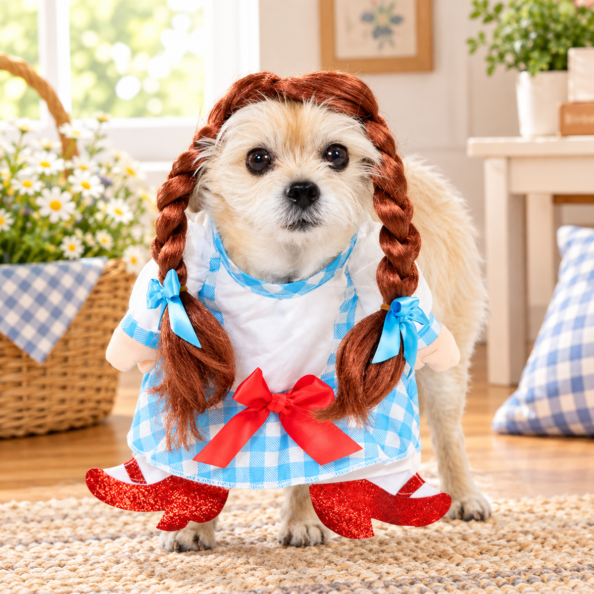 Halloween Gingham Girl Dog Costume