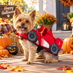 Halloween Racing Driver Dog Costume