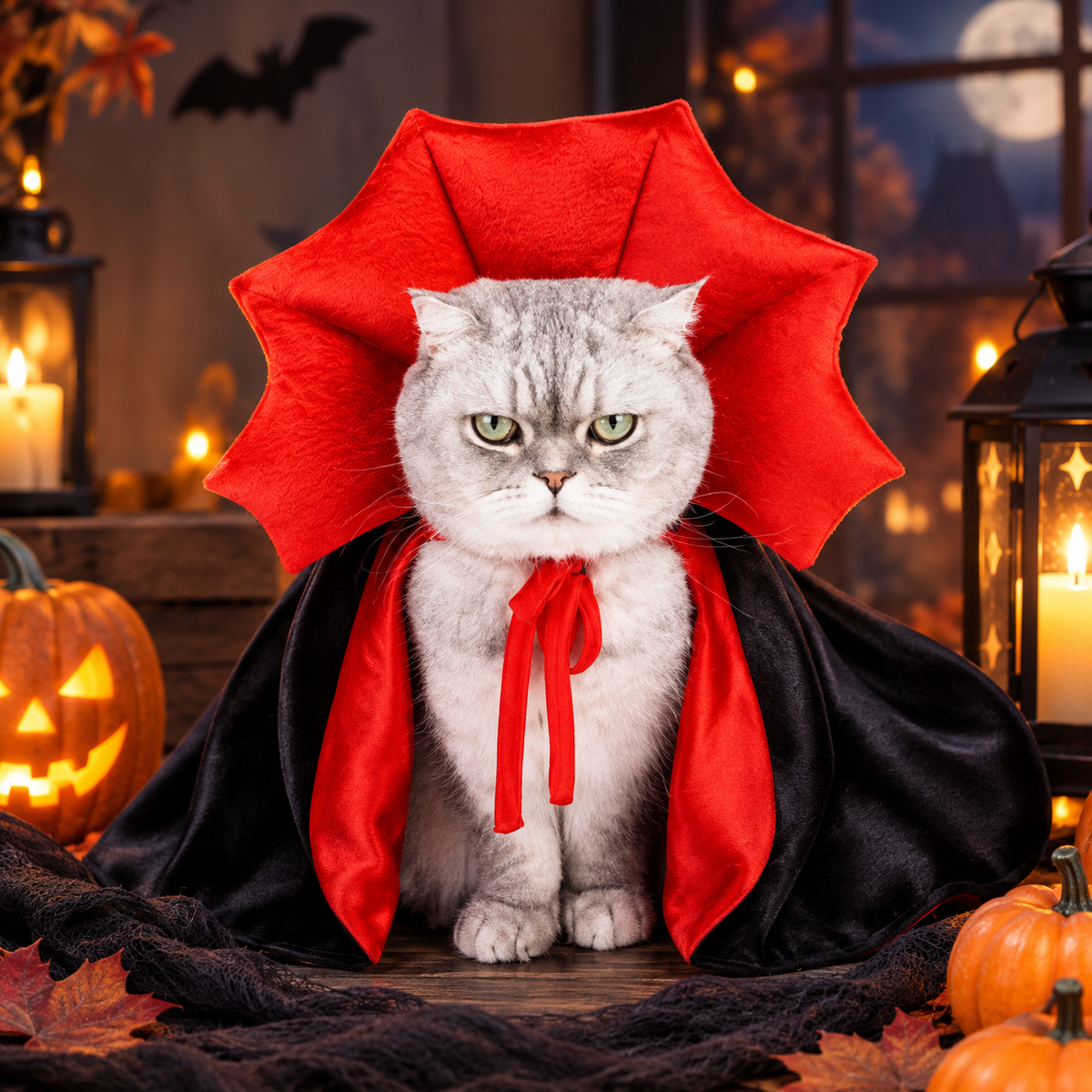 Halloween Vampire Pet Cloak