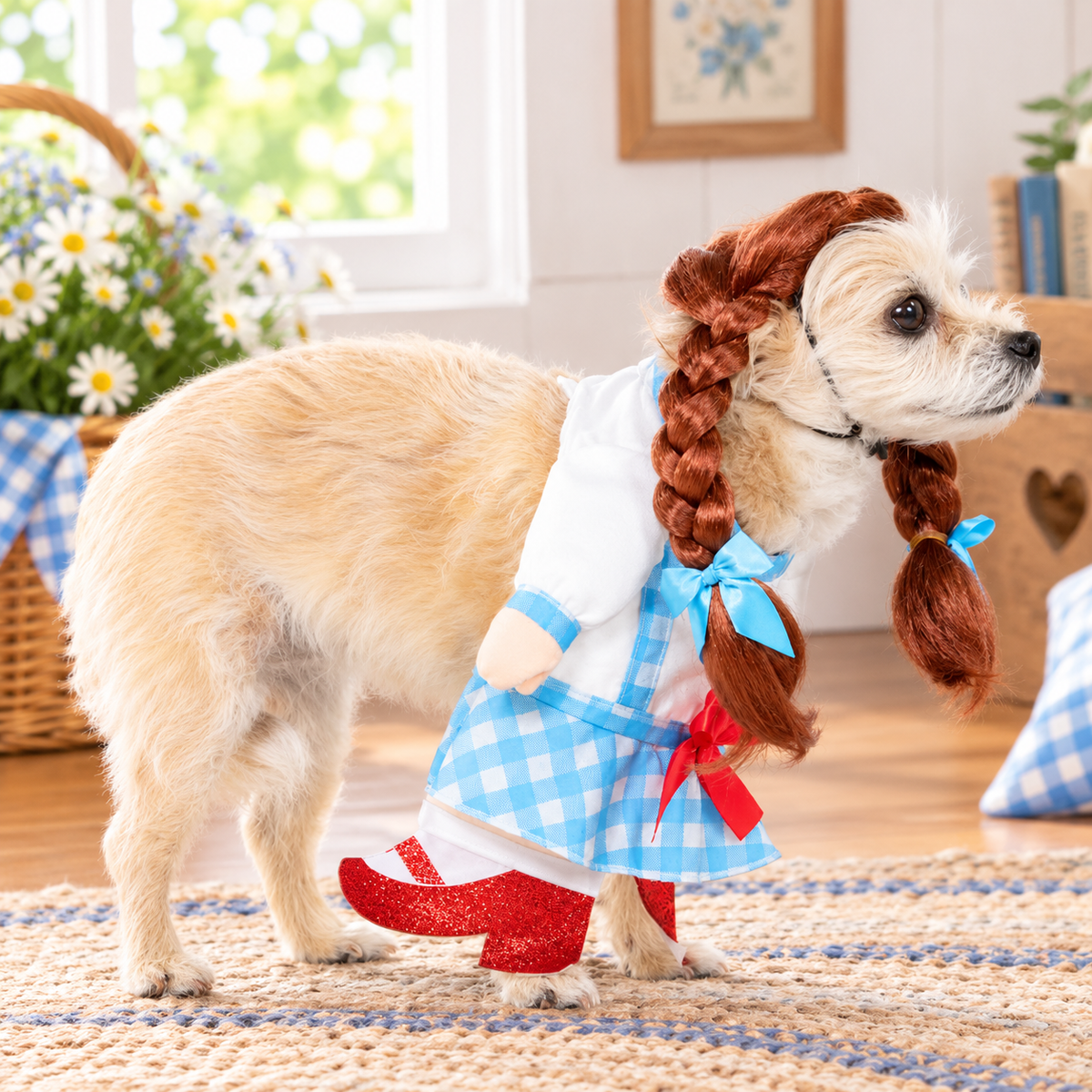 Halloween Gingham Girl Dog Costume