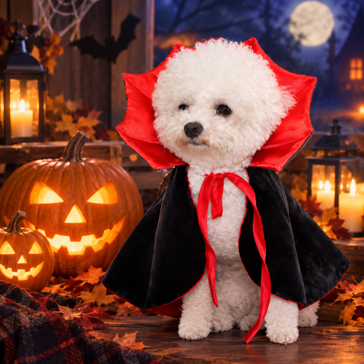 Halloween Vampire Pet Cloak