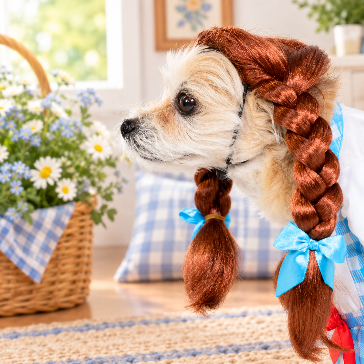 Halloween Gingham Girl Dog Costume