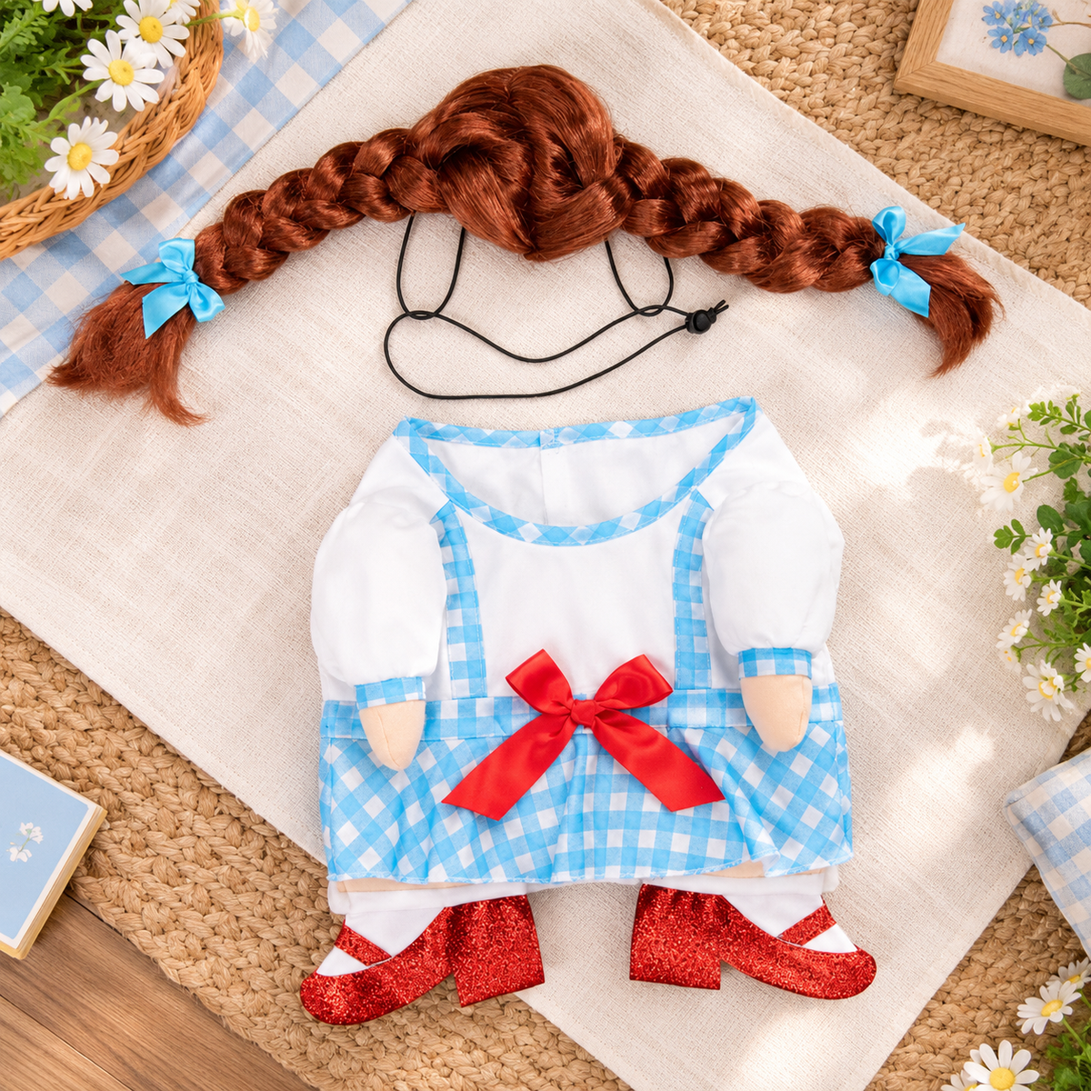 Halloween Gingham Girl Dog Costume