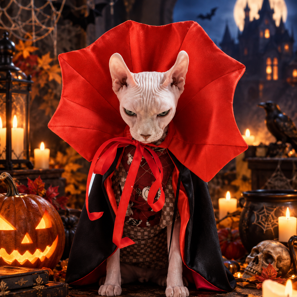 Halloween Vampire Pet Cloak