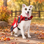 Halloween Racing Driver Dog Costume